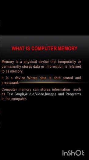introduction of computer memory#computerknowledge #computerscience #computer