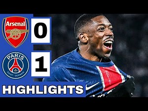 🔵Arsenal vs PSG (0-1) Extended HIGHLIGHTS | UEFA Champions League Semi-Final