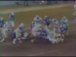 12/18/1977 NBC broadcast highlights of Bert Jones, Colts nipping Patriots, whom officials rob again
