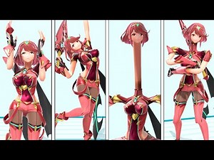 What If Pyra Tried To Copy Every Character's Taunts In Super Smash Bros Ultimate?