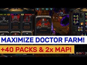 Maximize The Doctor Farm Mapping! +40 Packs & Bonus Maps Tricks! | POE Delirium 3.10