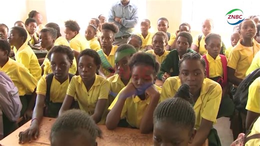Over 1.2 million sanitary towels have been distributed to girls in remote and peri- urban areas across the country through the Keeping Girls in School Campaign. Ministry of Education Permanent Secretary, Kelvin Mambwe says the project aims at empowering girls to ensure that they remain in schools. Dr Mambwe says the Campaign has helped the ministry to address the issue of retention. | ZNBC Today