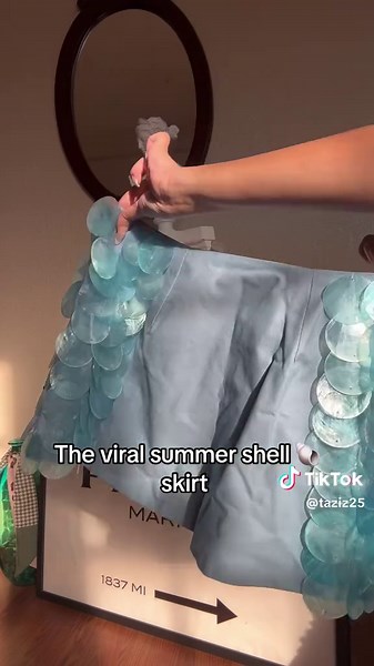 How to Style a Summer Shell Skirt for Spring Break