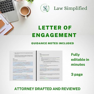 Letter of Engagement | Consultancy Appointment | Appoint Professionals | Outsourcing - Etsy