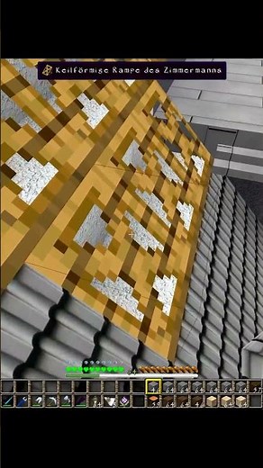 Dach mit Ziegeln bei Minecraft in HD #minecraft #buildingsimulation #gaming #minecraftbuilding