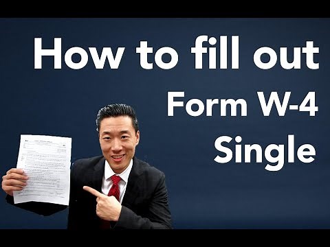 How to fill out W4 SINGLE W-4