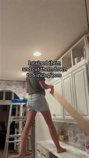 How to make ceiling planks! Watch @justjennicreations on IG for details! #diy