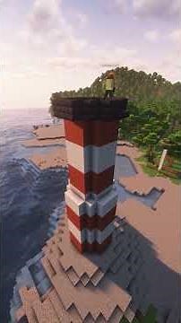 Cute lighthouse build #minecraft #minecraftbuilds #minecraftbuilding #minecrafttutorial