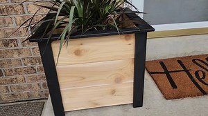 Square Cedar Planter Box - Etsy