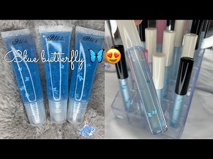 HOW TO MAKE BLUE BUTTERFLY LIPGLOSS 😍🦋