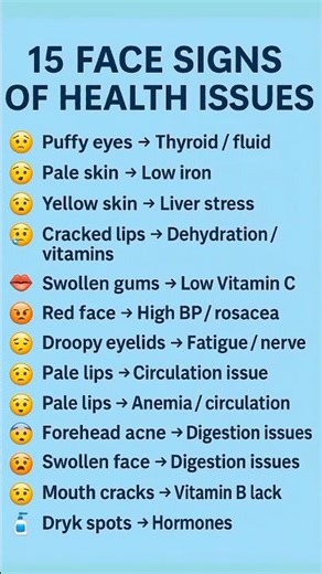 15 Face Signs That Reveal Hidden Health Problems
