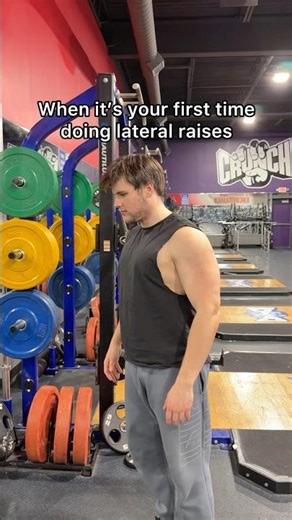 When it’s your first time doing lateral raises