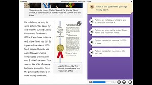 i-Ready Summarizing Informational Texts - Quiz - Level EYoung... | Filo