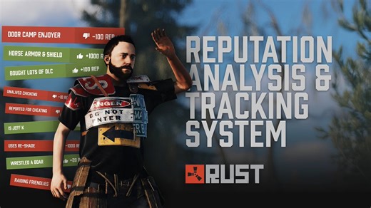 This wipe we’re introducing the Reputation Analysis & Tracking System. 🕵️☢️🔍Rust has always been about consequences. We felt they didn’t go far enough. Now, if you kill someone, you’ll be live-pinged on the map for 5 minutes and lose all sleeping bag spawns. Everyone will see you.If multiple players are involved, all of you are flagged.Your actions now also affect a persistent score:Repeat kills, reports, raids ↓“Positive” behaviour, like waving to your neighbour ↑Low score extends your ping, 