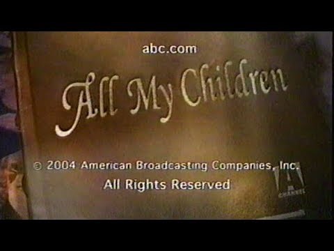 All My Children End Credits, Nov 10 2004