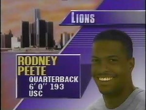 1990 - Week 17 - Seattle Seahawks - Detroit Lions part 1