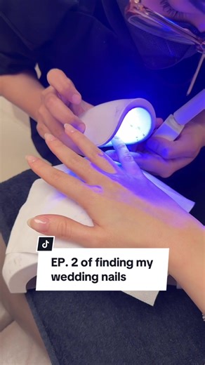 Finding the Perfect Wedding Nails: Glass Nails!