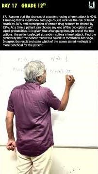 Day 17 - Grade 12th | Probability #12thclass #12thmaths #probability