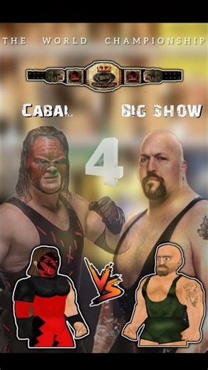 WWE Championship Tournament. Match 4. (KANE VS BIG SHOW ). #wwe