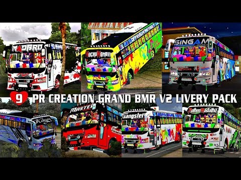 Parkash bmr singam bus livery pack for bus simulator indonesia! Bussid