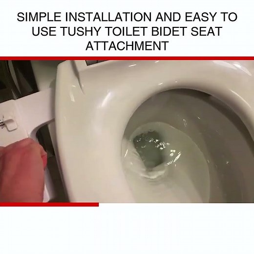 Simple installation and easy to use Tushy toilet bidet Seat Attachment