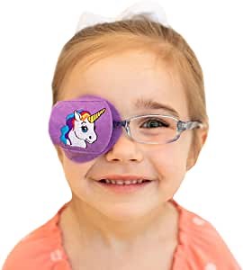 Unicorn Eye Glass Eye Patch - Right Coverage, Hypoallergenic Cloth, Sterile, 1 Count