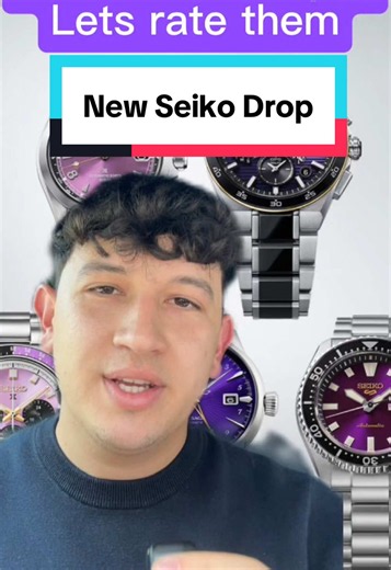 Seiko's New Edo Purple Collection: A Limited Edition Drop 💜
