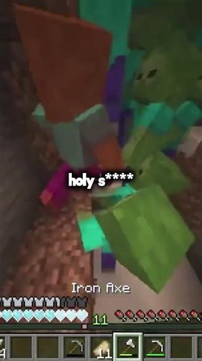 he dug down and REGRETTED it... #minecraft