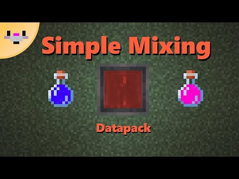 Mix Potions In Minecraft | Simple Mixing Datapack