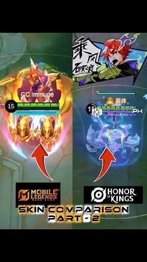 107K views · 344 reactions | Johnson and Sun Ce Skin and Skill Comparison Part 2 Mobile Legends and Honor of Kings | YHER Esports | Facebook