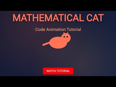 Mathematical Cat Animation with Stable Lighting | Interactive Parametric Cat Simulation