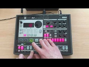 KORG Electribe Tutorial: Transposing Sequence with the Keyboard Tricks and Tips (EM-1) #synth
