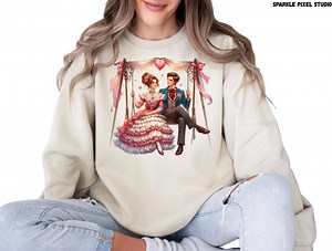 Watercolor Valentine's Couple Clipart | Romantic PNG Images (Digital Download)