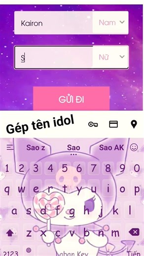 gép tên idol hihi đang kí và like nho(๑•̀ㅂ•́)و