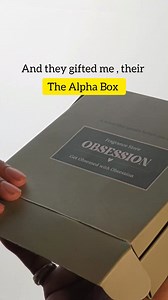 Obsession is now for men as well 🥹💘. This is "The Alpha box" which has 4 amazing and best perfumes for men. This box has all the perfumes that you need. One is decent and casual wear, one is for wedding and party, one is Seductive and cheerful, and another one is famous srk blend, our Bazigaar 🥺❤️ Believe me- you will get crazy after receiving the package. The box and the packaging all is so good and attractive. It is also for gifting as well 🥺❤️ So, what are you thinking now? Place your ord