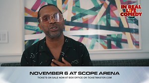 You heard him! Grab your tickets for the In Real Life Comedy Tour coming to Scope Arena on Saturday, November 6 featuring The Real Mike Epps, Sommore, Bruce Bruce, and Earthquake. Tickets: https://bit.ly/3x1VDbS. | SevenVenues | Facebook