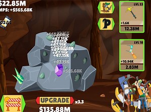 【無料】岩を砕く放置ゲーム Mining Rush（ブラウザ） ｜ 無料ゲームnet