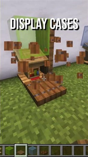 Display Cases Build in Minecraft 🧾 #shorts