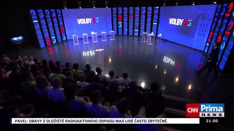 Drsná hádka Havlíčka a Hřiba během předvolební debaty: Dejte mu diazepam, okřikoval exministr šéfa Pirátů