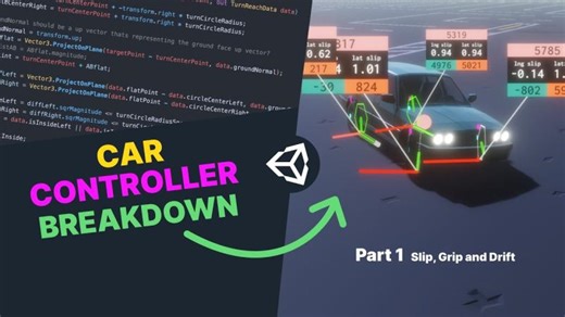 This Easy Tire Model Changed My Unity Car Controller: Slip, Grip Friction Circle Explained | Marko Buschner