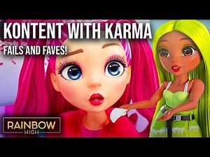 Fails and Faves: Runway Week | Kontent with Karma Episode 2 | Rainbow High