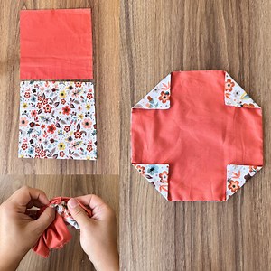 65K views · 608 reactions | Without Sewing Machine , I Made a Useful and Beautiful Flower Pouch - | Lady Loves Knitting | Facebook