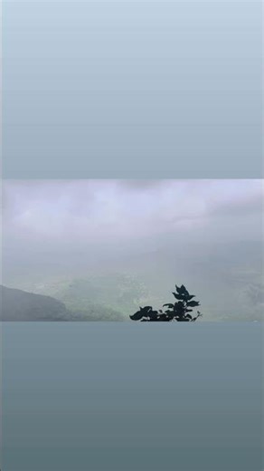 Nature knows how to pause us🩶🤍 #nature #mountains #clouds #fog #trendingshorts #peace