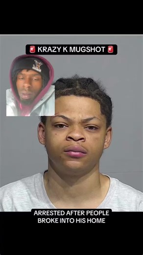 #arrested #krazyk #mugshot #minnesota #robbery | krazy k