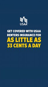 Heading back to school? USAA can help keep you protected with renters insurance for as little as 33¢ a day. | USAA