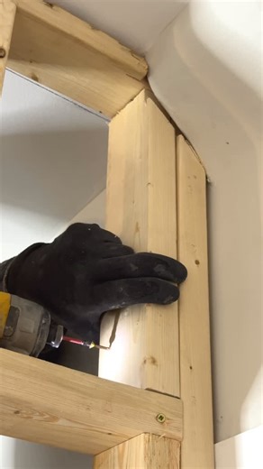 1KB CONSTRUCTION | Framing a Small Partition Entrance”. A quick look at framing out a small partition entrance in a house. Watch as I bring this space... | Instagram