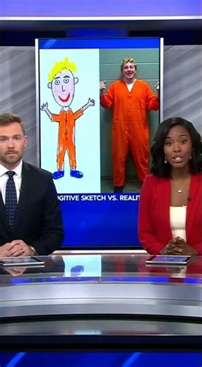 News Anchors LOSE IT! Terrible Police Sketch Looks EXACTLY Like Him 🤣💀