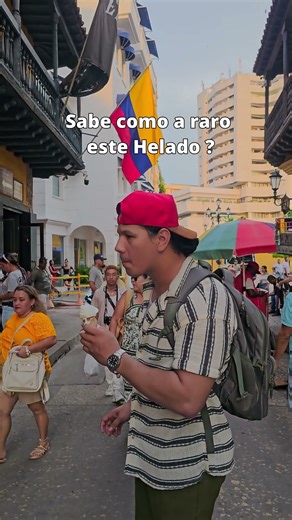 Con razón sabe raro este helado de McDonald's 🤔 la paloma me daño el helado 😂 #cartagena #helado