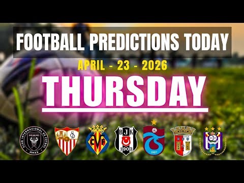 FOOTBALL PREDICTIONS TODAY APRIL 22 | LALIGA | MLS | TURKISH CUP | GOAL LUCK