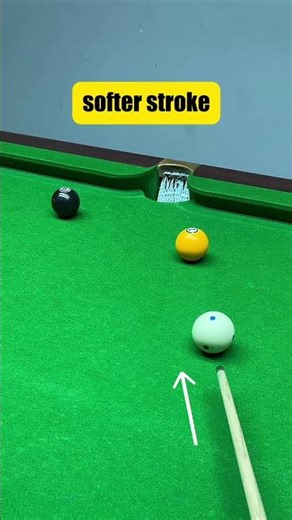 Same Spin, Different Path?! 🎱 Power vs Control in Cue Ball Angles #billiards #pool1 #pool